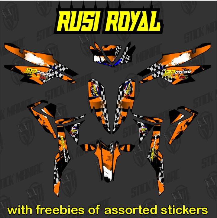 rusi sticker design