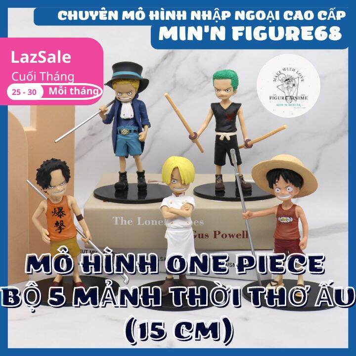 Mô hình One piece -Bộ 5 mảnh thời thơ ấu |15 cm | Min'n Figure68 | Anime Figure | Full box | Cam kết hàng chất lượng Mô hình One piece -Bộ 5 mảnh thời thơ ấu |15 cm | Min'n Figure68 | Anime Figure | Full box | Cam kết hàng chất lượng