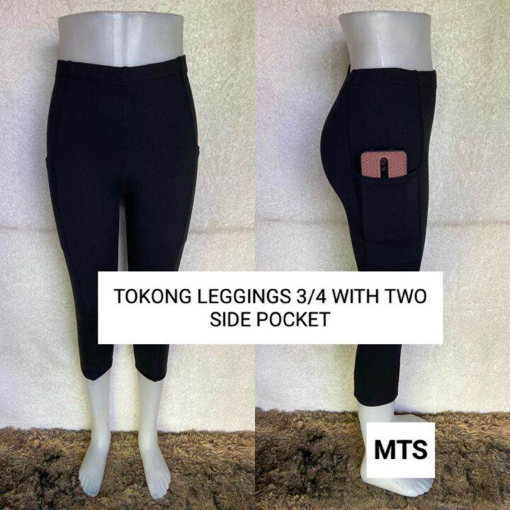 Contenitivo 3/4 Pantaloni Capri Leggings Maternità Leggings Cotone