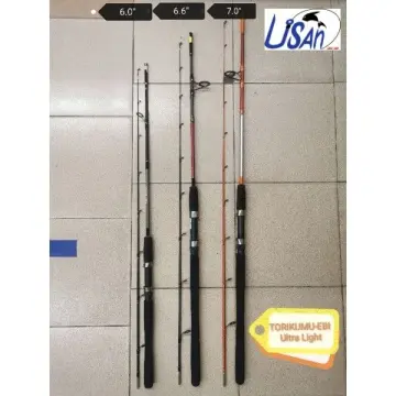 TORIKUMU-KOTAI Medium Heavy 5. 6 Kaki Spinning Fishing Rod Joran Pancing