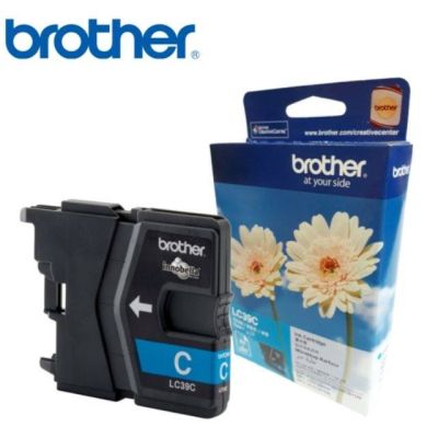 BROTHER INK CARTRIDGE LC-39C สีฟ้า ตลับหมึกแท้ 1ตลับ