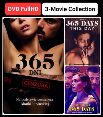 [DVD HD] 365 วัน ครบ 3 ภาค-3 แผ่น 365 Days 3-Movie Collection #หนังฝรั่ง #แพ็คสุดคุ้ม - โรแมนติก อีโรติก 18+ (เสียงโปแลนด์/ซับไทย)