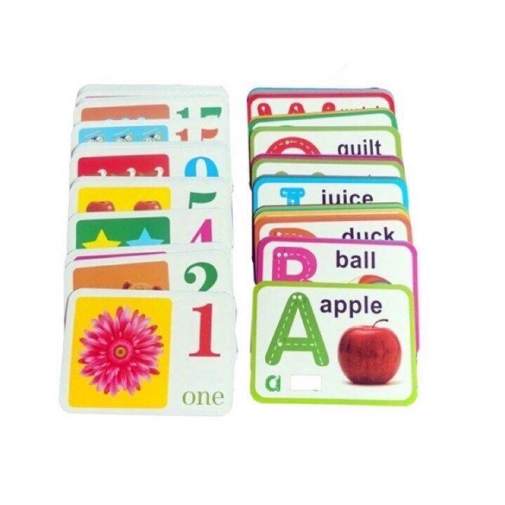 Early Learning Baby Flash Card Alphabet & Numbers Lazada PH