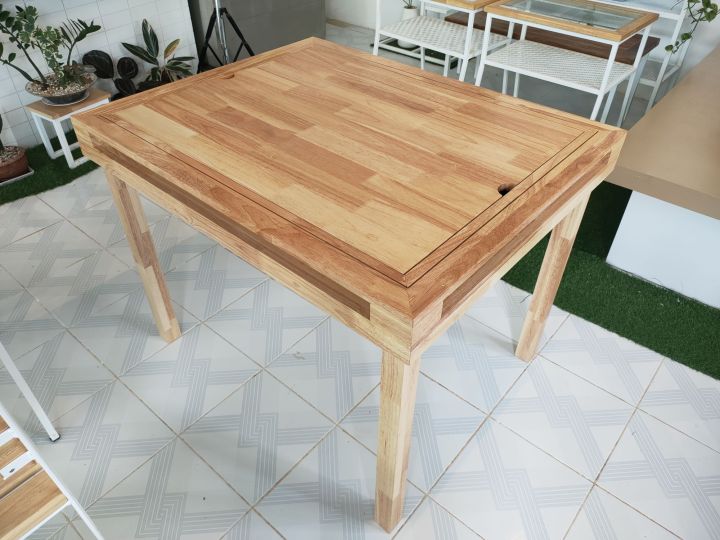 โต๊ะบอร์ดเกม-โต๊ะ-2in1-โต๊ะกินข้าว-โต๊ะเล่นไพ่-ขาพับได้
