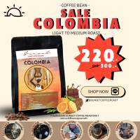 Colombia 200g เมล็ดกาแฟคั่วกลาง-อ่อน Sunset