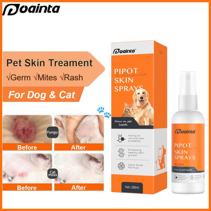 Puainta 1pcs Antifungal Skin disease solutions for Dog and Cat Scabies