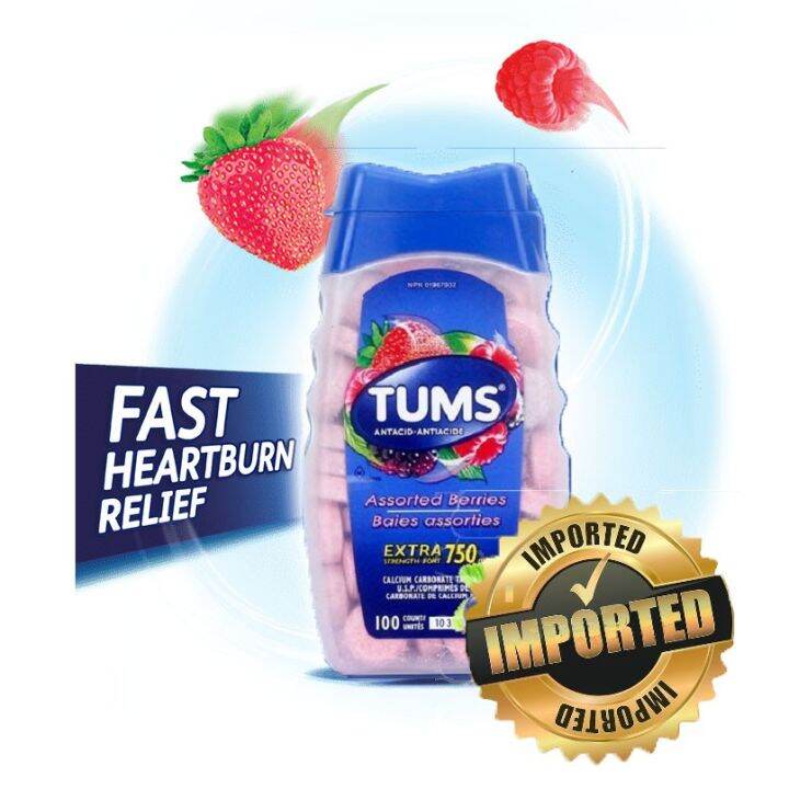 Tums Antacid 100 Tablets Lazada PH