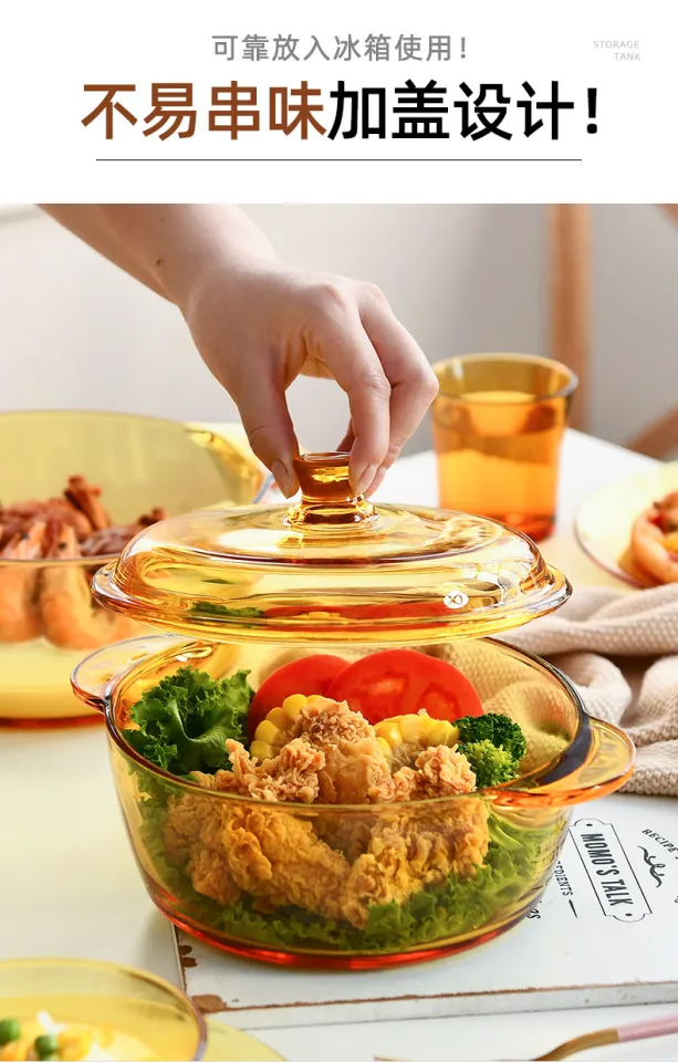 Double Ear Instant Noodle Bowl With Lid, Microwave Oven Heating