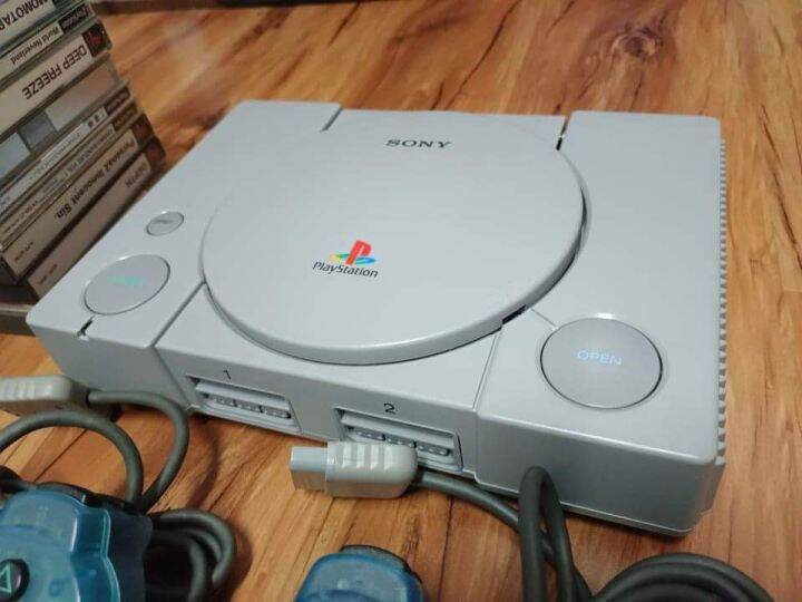 เครื่องเกมส์-ps1-original-jp-ครบชุดพร้อมเล่น-เล่นแผ่นแท้เท่านั้น-เล่นก้อปไม่ได้