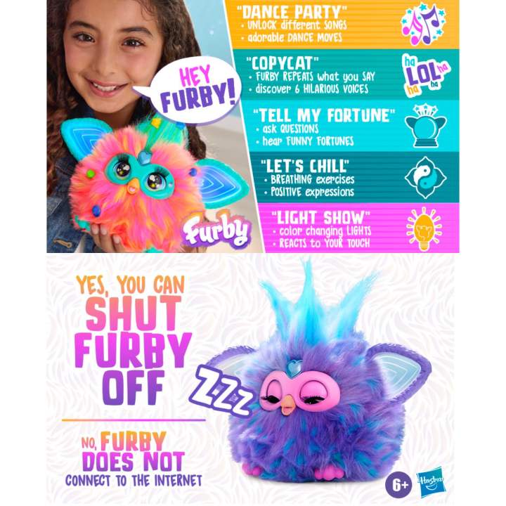 นำเข้า-ตุ๊กตาเฟอร์บี้-furby-coral-and-purple-15-fashion-accessories-interactive-plush-toys-for-girls-amp-boys-amp-up-voice-activated-animatronic