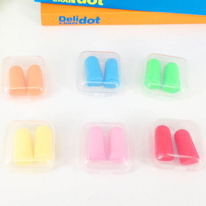 Orfila Soft Sponge Ear Plugs Sound Insulation Antinoise Earplugs with