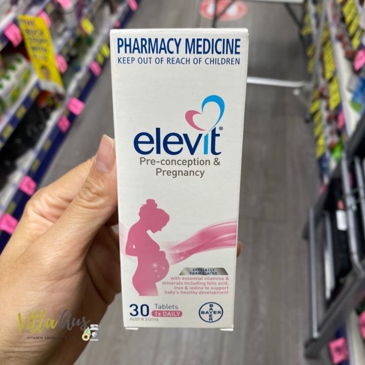 elevit-pre-conception-amp-pregnancy-30เม็ด