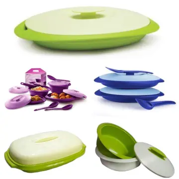 SET HIDANGAN TUPPERWARE, TUPPERWARE SERVING SET (GREEN)