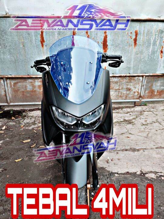 Windshield Nmax Baru Model Thailand Visor Nmax New Type Thailand Tebal Mili