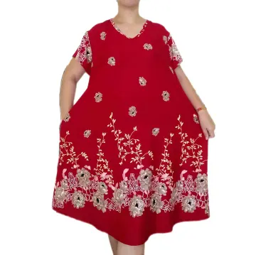 Dress Pambahay plus size up to 2XL-5XL