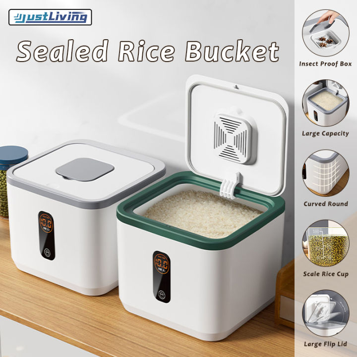 Rice bucket insect-proof and moisture-proof sealed rice tank household rice  storage box grain storage