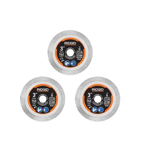 Ridgid Tile CutOff Wheel Set (3Piece) Lazada PH