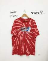 เสื้อยืดมือสองมัดย้อมไซส์ XL