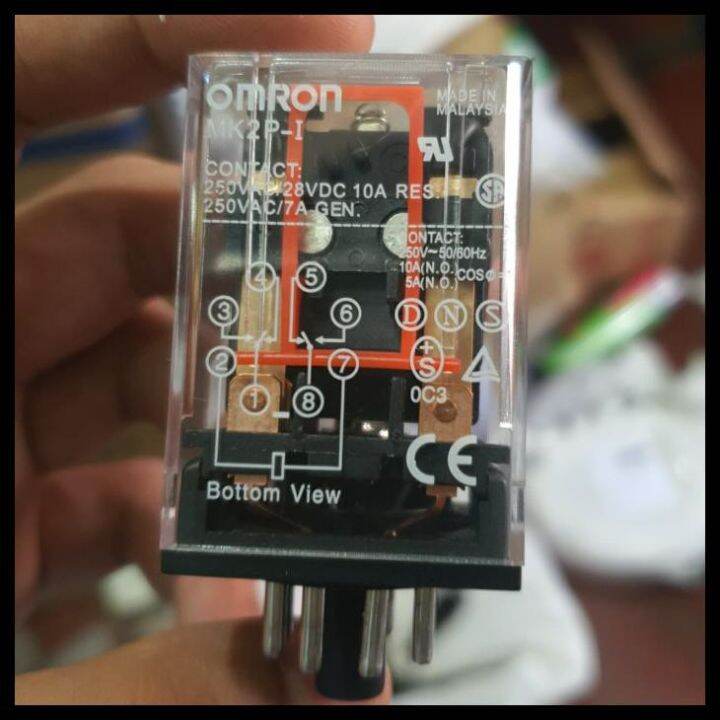 Relay Omron MK2P 8 Pin 220VAC + Socket | Lazada Indonesia