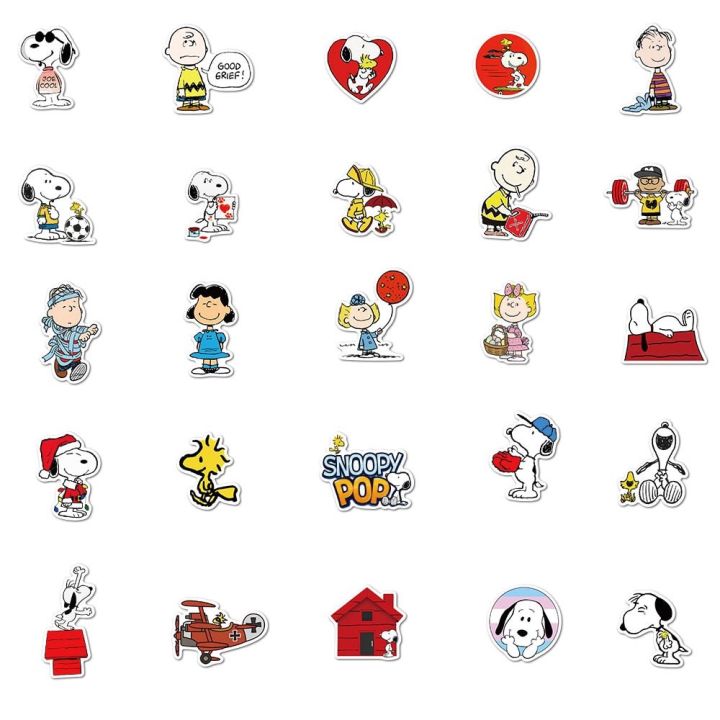 sticker-สติ๊กเกอร์-snoopy-h-10-สนู้ปปี้-50ชิ้น-ตกแต่ง-สนู๊ป-สนุปปี้-สะนูปปี้-snoopy-สนูป-สะนู-สนูบ-สนู-สนุบ-สนุป-ปี้-รถ