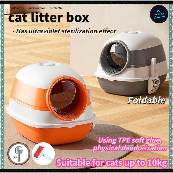 【High Quality 】cat litter box fully enclosed UV sterilization Anti