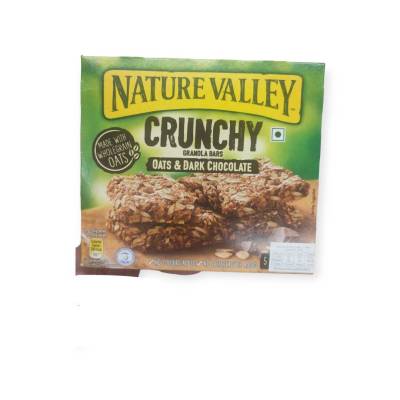 Nature Valley Oats&amp; Dark Chocolate Crunchy Granola Bars ธัญพืช อบกรอบ 210g