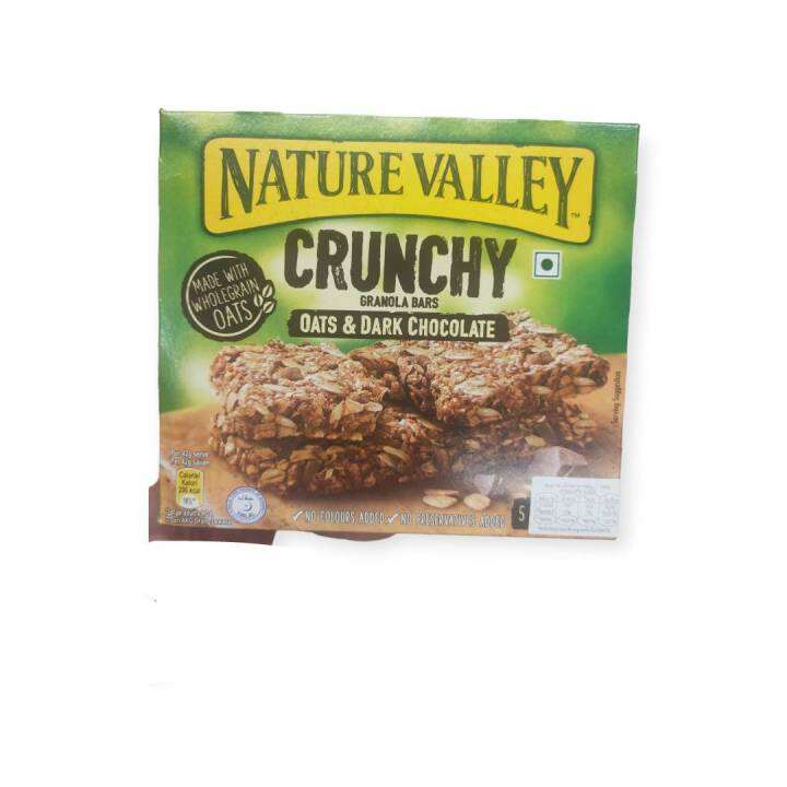 nature-valley-oats-amp-dark-chocolate-crunchy-granola-bars-ธัญพืช-อบกรอบ-210g