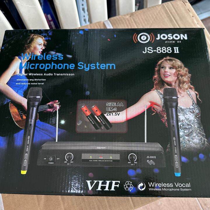 Joson JS888II VHF wireless Microphone Lazada PH