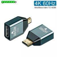 4K 60HZ Mini Micro Hdmi To หัวแปลงสัญญาณ Hdmi Converter สำหรับแล็ปท็อปกราฟิกการ์ดกล้องทีวี HD อะแดปเตอร์ video Transmissio