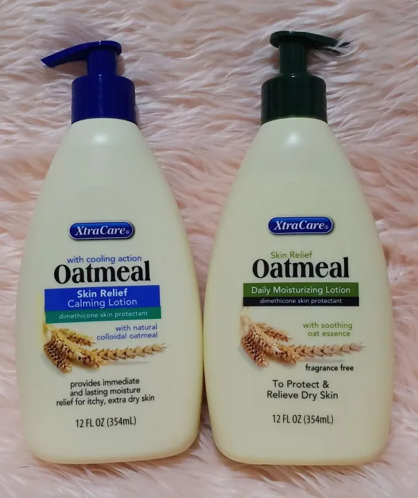 Xtracare Oatmeal with cooling action Calming lotion and Daily