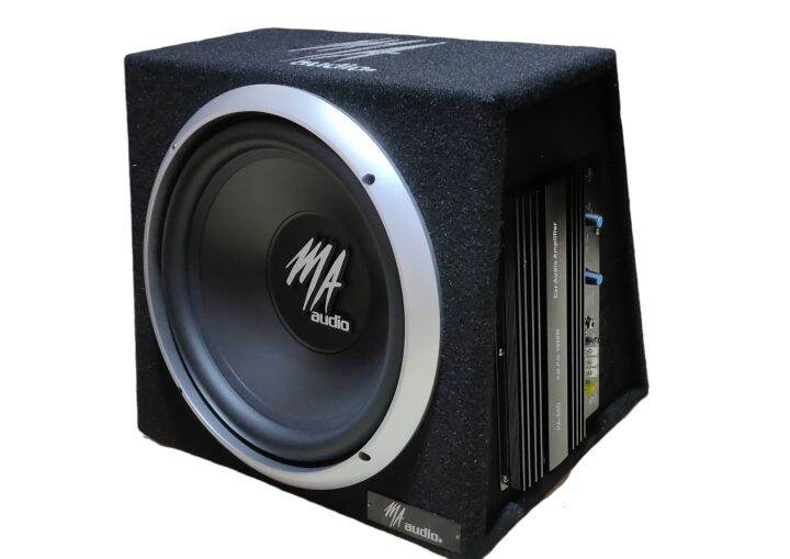 MA AUDIO 12 inch Subs with Box and Amp Car Subwoofer ,Car Amplifier and