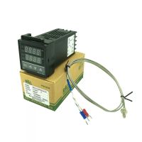 REX-C100 Digital PID อุณหภูมิควบคุมอุณหภูมิรีเลย์เอาต์พุต 0 ถึง 400C K - type Thermocouple Probe