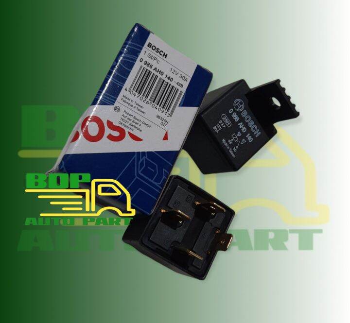 RELAY LAMPU KOTAK/RELAY KLAKSON 12VOLT KAKI 4 MEREK BOSCH.... Lazada