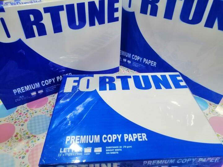 Fortune Copy Paper 70gsm Substance 20 Lazada PH