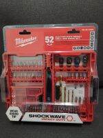 ชุดดอกเจาะดอกไขควง Milwaukee SHOCKWAVE IMPACT DUTY 52 ชิ้น