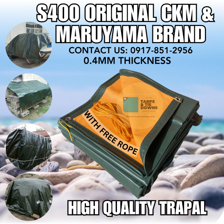 8x8ft WITH ROPE S400 l 100% Waterproof Trapal Lona tolda Original ...