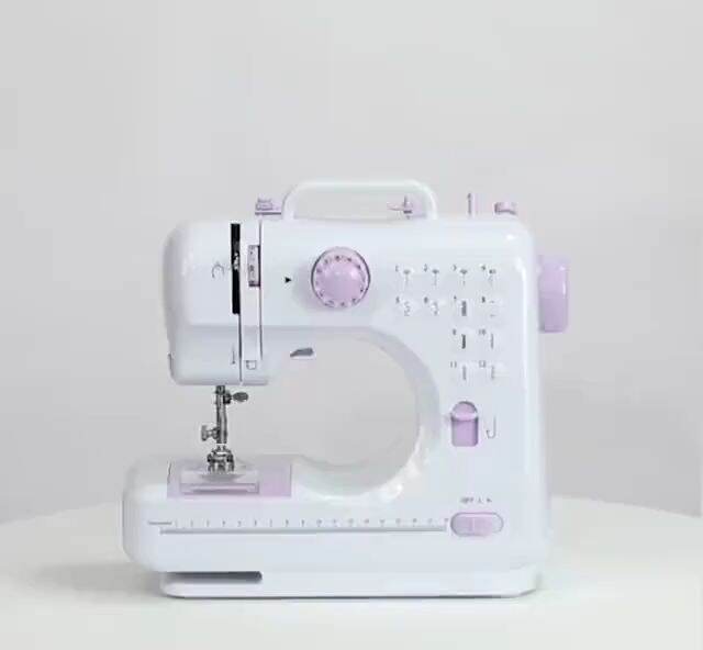 Ready Stock Portable Mini Sewing Machine Upgraded UFR 505 12 Stitches