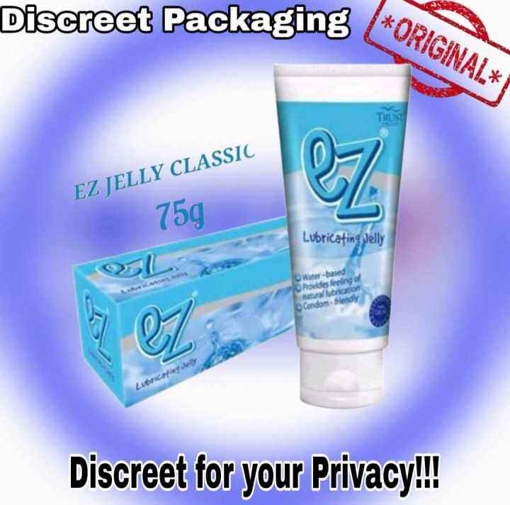 Ez Lubricating Jelly 75grams tube (DISCREET PACKAGING) Lazada PH