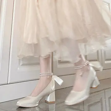 Off white heels online for wedding