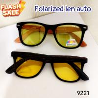 169shop แว่นยิงปลาขาลายไม้ เลนส์สีเหลืองเลนส์ตัดแสงโพลาไลซ์ Polarized len ทรงคลับมาสเตอร์ เทห์ สปอร์ต ไลด์เดอร์ขับรถ ต้องม