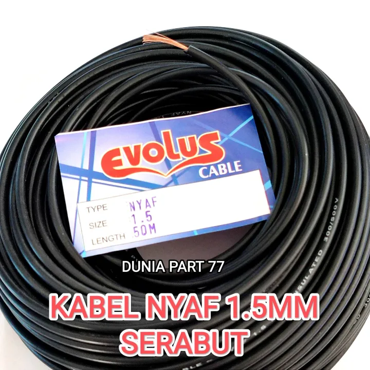 Kabel Nyaf Mm Serabut Harga Per Meter Kabel Mm Tembaga Lazada Indonesia