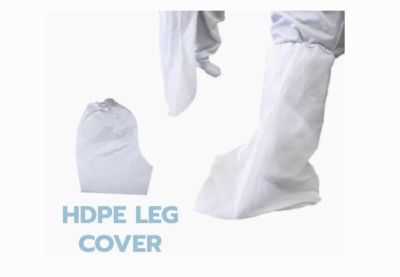 25คู่ ✨ ถุงคลุมรองเท้ากันเปียกน้ำ  Leg Cover HDPE สีขาว หนา 0.6 mm ป้องกันน้ำ ป้องกันฝน ป้องกันเชื้อโรค ป้องกันสารเคมี พร้อมส่ง🌈