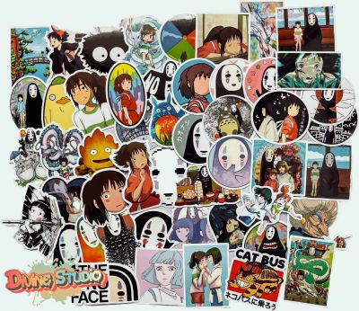 ⚡️พร้อมส่ง 🇹🇭 สติ๊กเกอร์ No Face 50 ชิ้น สติกเกอร์ตกแต่ง เคลือบเงา กันน้ำ Sticker  50 Pcs สติ๊กเกอร์ติดกระเป๋าเดินทาง