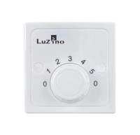 สวิตช์ผนังพัดลมเพดาน 5 ระดับ LUZINO รุ่น TW-WC-WH CBB61 3uF สีขาว