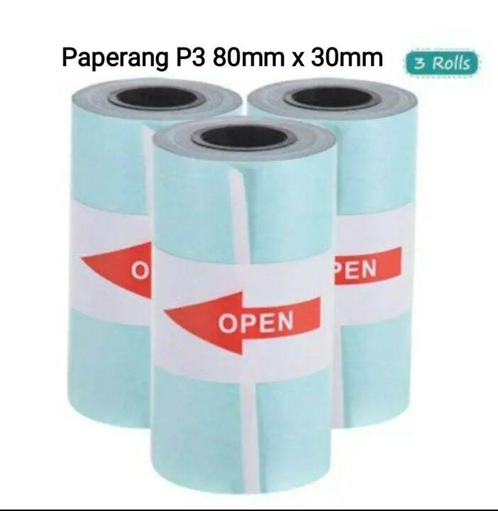 Paperang P3 80mm x 30mm Generic Thermal (3 Rolls) | Lazada PH