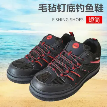 Rock fishing Shoes for Unisex Quick Lace Pro Antiskid Nail Sole
