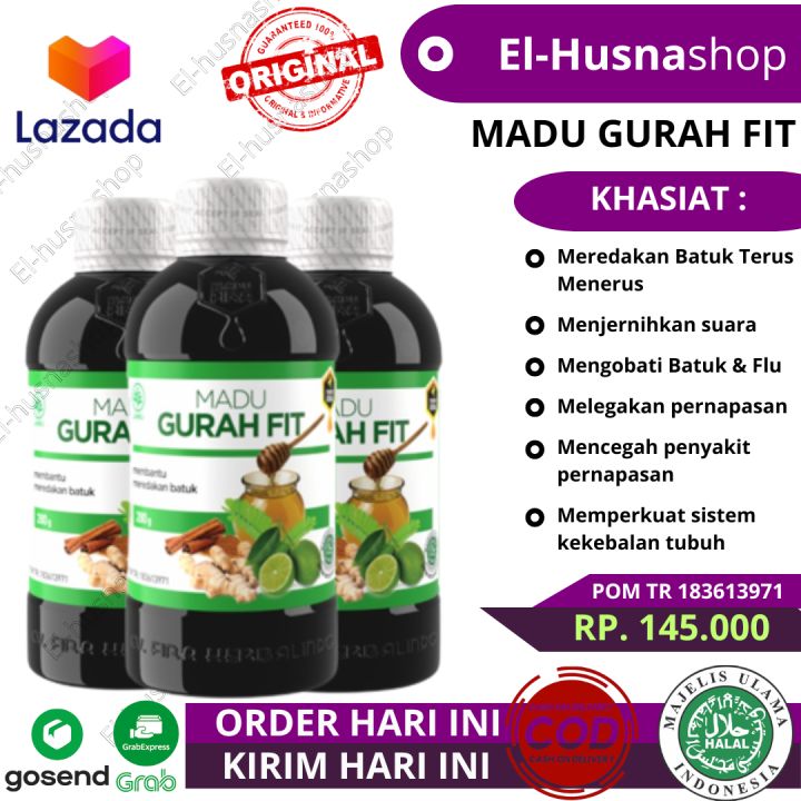 Madu Gurah Fit Asli Original Obat Batuk Berdahak Asma Paru Paru Paling Ampuh Lazada Indonesia 4127