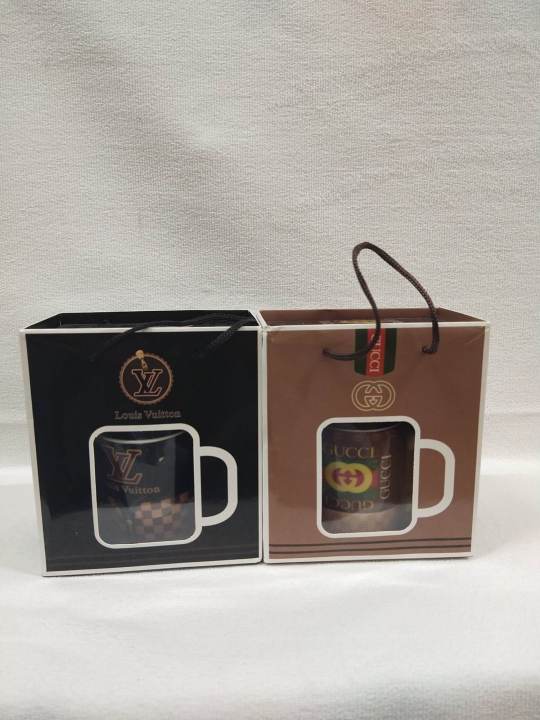 Gucci & Louis Vuitton Mug  Mugs, Ceramic cups, Louis vuitton handbags