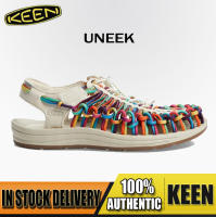 KEEN รองเท้าสาน แฟชั่น KEEN รองเท้าลำลองผู้หญิงผู้ชาย รองเท้าชายหาด เดินป่า ระบายอากาศได้ดี รองเท้าkeenแท้ Womens UNEEK “Off-white” รองเท้าผ้าใบ