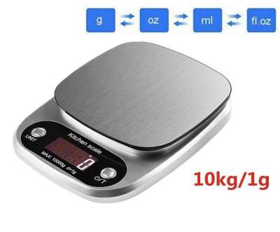 เครื่องชั่ง ตาชั่ง ดิจิตอล 10 kg แป้นสแตนเลส กิโล